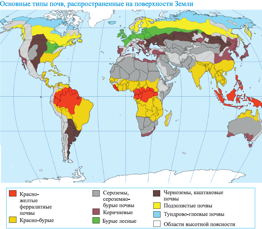 Самые плодородные земли в стране. Карта чернозема в мире.
