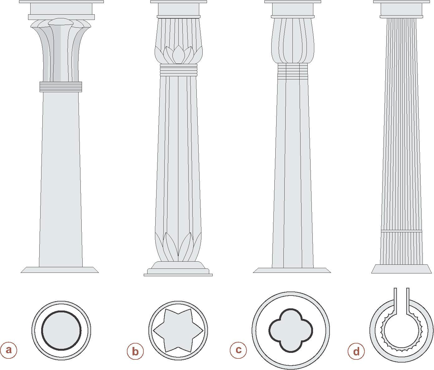 Протодорическая колонна в Египте