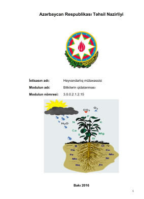 Bitkilərin qidalanması
